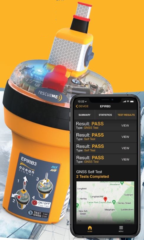 Balise RescueME EPIRB3 OCEAN SIGNAL - Balise EPIRB - Application
